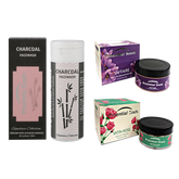Essential Souls Charcoal Facewash, Saffaire  and Satin Rose